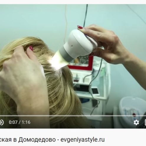 Съёмка и постпродакшн видео студии парикмахера-модельера Евгении Грудяевой